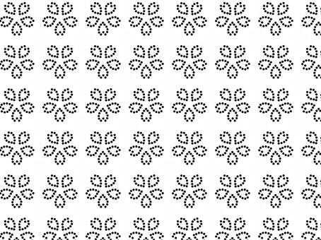 ドットで描いた桜のパターン背景 桜,パターン,模様,ドット,スウォッチ,背景,花,バック,和,和風のイラスト素材