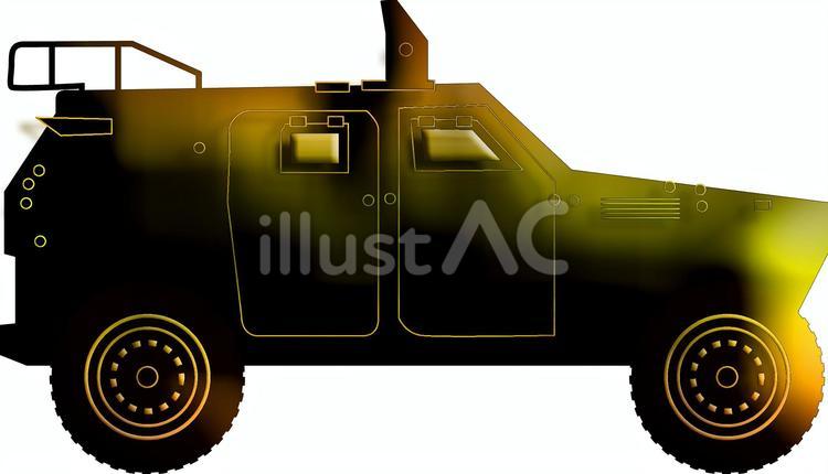 軍用車両 軍用,車両,自衛隊のイラスト素材
