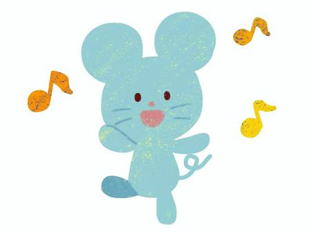 Illustration, mouse, dance, pleasant, JPG and PNG