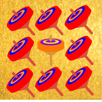 こま柄。 こま,遊び,回す,伝統,遊具,正月のイラスト素材