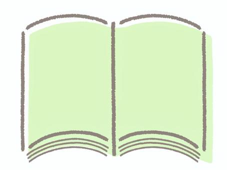 Illustration, this, open, spread, 