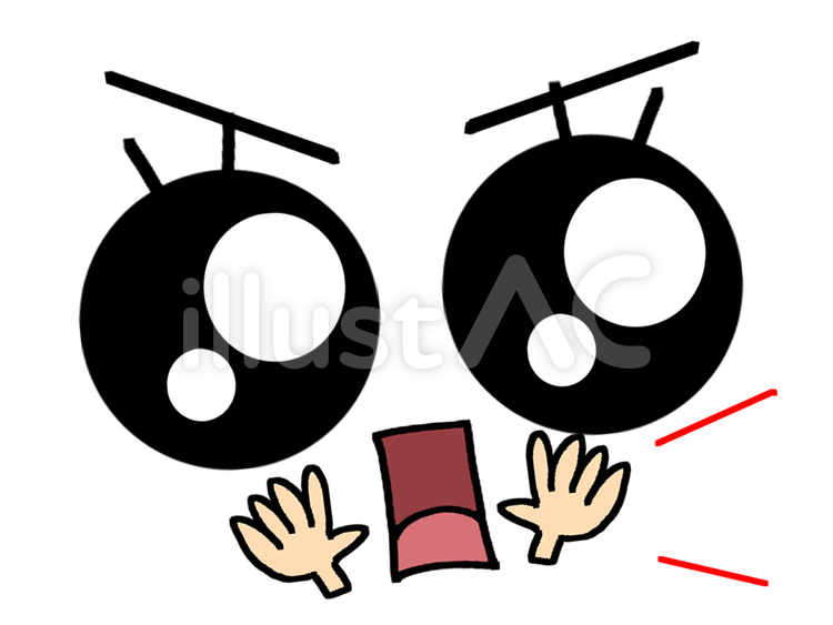 大きな声を出す瞳 瞳,怒鳴る,叫ぶのイラスト素材