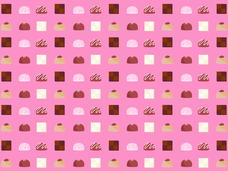 バレンタインチョコ整列(ピンク) バレンタイン,ハッピーバレンタイン,valentine＇sdayのイラスト素材