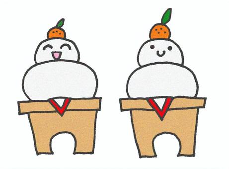 Magokuchi brothers, winter, mandarin orange, new year, JPG and PNG