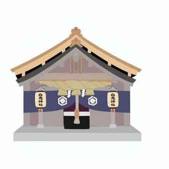 白兎神社 小学校,中学校,高校,教材,授業,社会,白兎神社,鳥取県,神社,宗教建築のイラスト素材