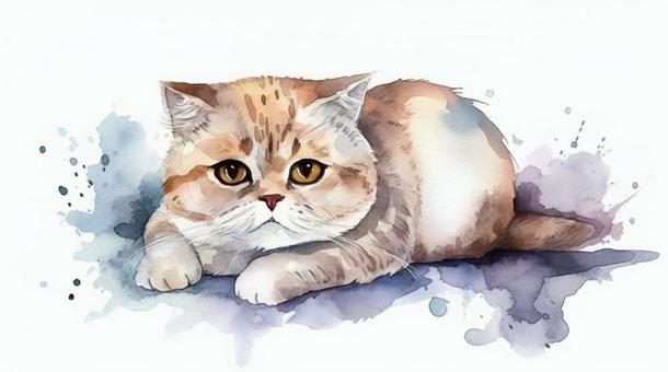 Illustration, animal, tiny, watercolor, 