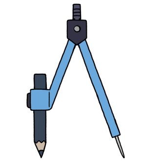 コンパス コンパス,文具,算数,勉強,学校,作図のイラスト素材