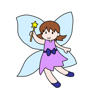 Star cane and fairy, , JPG and PNG