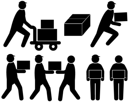 Illustration, JPG, PNG and AI Illustration, वितरण, pictogram, वितरित करना, JPG, PNG and AI