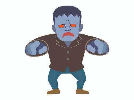 ハロウィンモンスターのアイコン アイコン,ベクター,パーティー,ハロウィンパーティー,イベント,ハロウィーン,秋,10月,10月31日,トリックオアトリートのイラスト素材