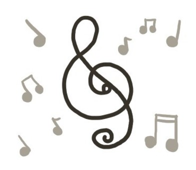 トーン記号 音符,音,おんぷ,おと,音楽,歌のイラスト素材
