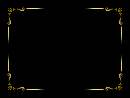 Antique corner decoration (gold), antique, corner, frame, JPG and PNG