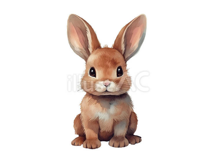 うさぎさん ウサギ,動物,お座りのイラスト素材