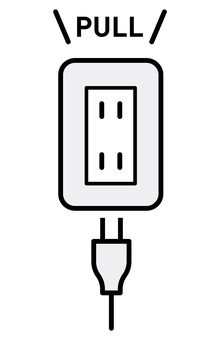 節電・省エネ対策のアイコンコンセント02 節電,省エネ,節約,アイコン,光熱費,電気代,コンセント,抜く,消費電力,消費のイラスト素材