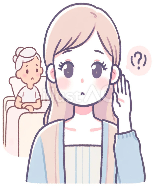 耳が不自由な人に優しい社会２６ 耳,難聴,不自由のイラスト素材