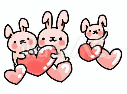 うさぎとハート