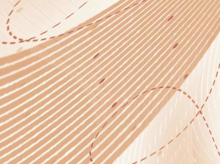 流線のリズム-ブラウン04 ブラウン,ベージュ,流線,抽象,背景,曲線,グラデーション,光,明るい,柔らかいのイラスト素材