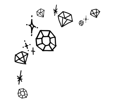 Gem glitter treatment _ for upper left, JPG, PNG and AI Gem glitter treatment _ for upper left, gem, glitter, diamond, JPG, PNG and AI
