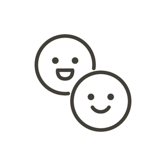 顔文字アイコンイラスト