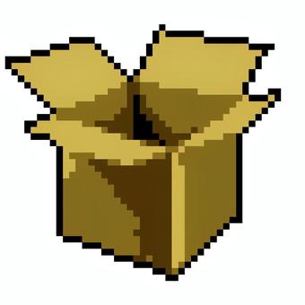 ドット絵アイコン ダンボール