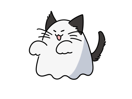 ゴースト猫ちゃん(黒猫)
