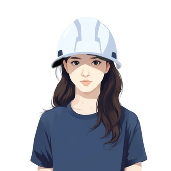 女性作業者・真顔
