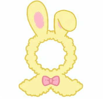 Illustration, rabbit ears, rabbit, poncho, 