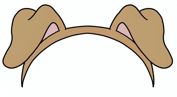 犬耳カチューシャ 犬,耳,カチューシャ,かわいい,コスプレ,アニマル,動物のイラスト素材