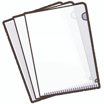 Illustration, clear file, book sorting, data storage, 