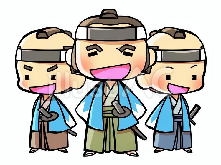 新撰組20180209-2 新撰組,新選組,幕末のイラスト素材