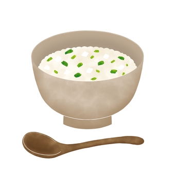 七草粥 七草粥,お粥,料理,食べ物,和食,行事,伝統,冬,1月,人日の節句のイラスト素材