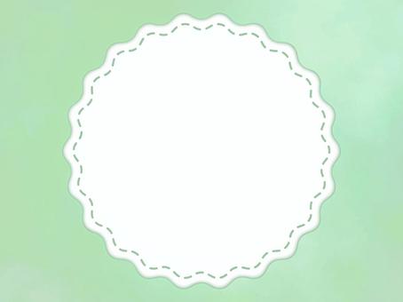 やわらかミント点線フレーム水彩背景 やわらかミント点線フレーム水彩背景 ミント,グリーン,フレーム,背景,点線,波型,優しい,柔らかい,爽やか,ナチュラルのイラスト素材