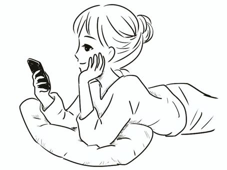 Relax smartphone 3 monochrome, JPG and PNG Relax smartphone 3 monochrome, relax, smartphone, to relax, JPG and PNG