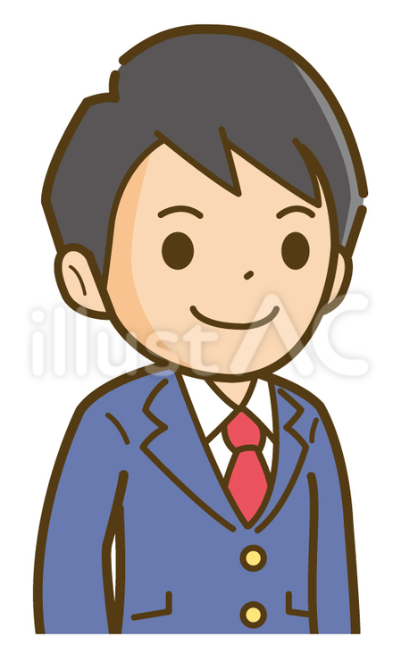 男子学生_横向きB 学生,人物,アイコンのイラスト素材