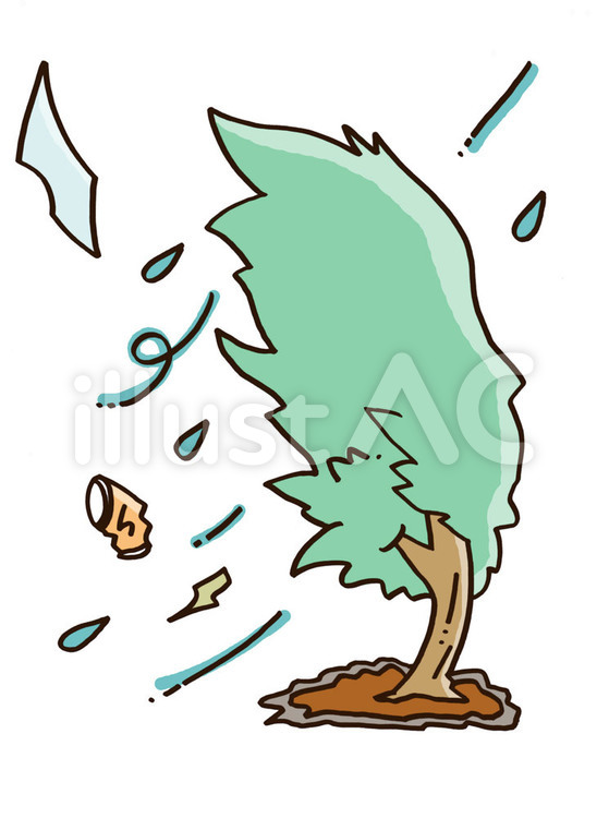台風 台風,嵐,雨のイラスト素材