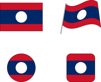 World flag pattern set - Laos, JPG, PNG and AI World flag pattern set - Laos, laos, laos flag, pattern, JPG, PNG and AI