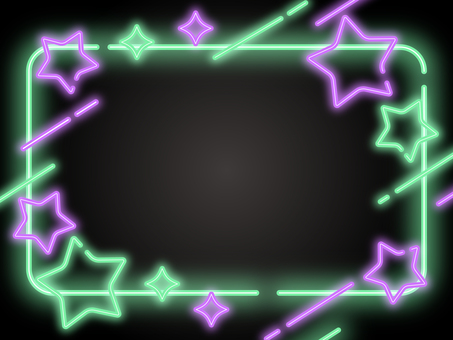 ポップなネオン星フレーム 紫 緑 ポップなネオン星フレーム 紫 緑 ネオン,フレーム,背景,星,緑,紫,ポップ,可愛い,ライン,光のイラスト素材