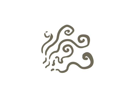 臭い 臭い,異臭,悪臭,表現,マークのイラスト素材