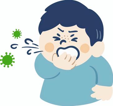 Illustration, cold, wind, virus, 