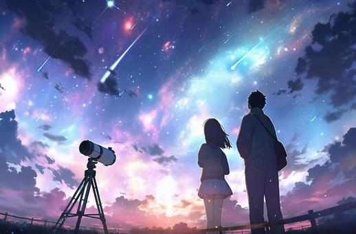 Illustration, astronomical observation, star, sky, 