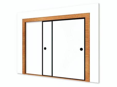 襖と壁 襖と壁 建具,ふすま,和室,襖,壁,襖障子,戸,仕切り,生活のイラスト素材