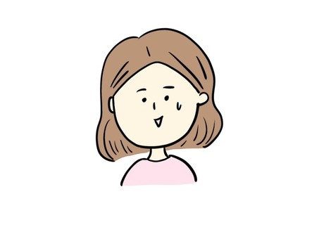 トホホな表情 とほほ,あきれる,表情,顔,女の子,残念,悲しい,ガーン,どうしよう,落ち込むのイラスト素材