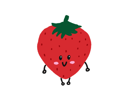 strawberry character, , JPG and PNG