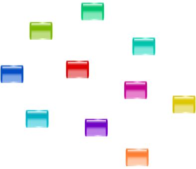 カラフルなボタンのイラスト ボタン,押しボタン,カラフル,フレーム,アイコンのイラスト素材