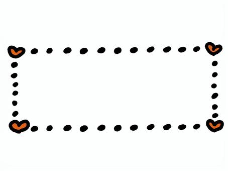 ハートのフレーム