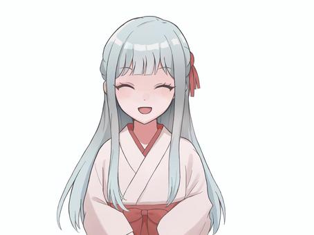 巫女 キャラクター,女の子,可愛い,人物,少女,女性,アイコン,フリーアイコン,美人,イラストのイラスト素材