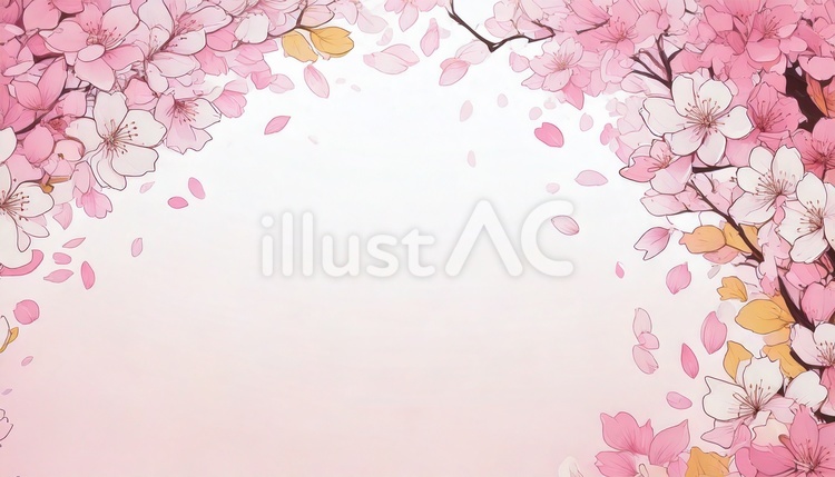 桜 花,植物,花びらのイラスト素材
