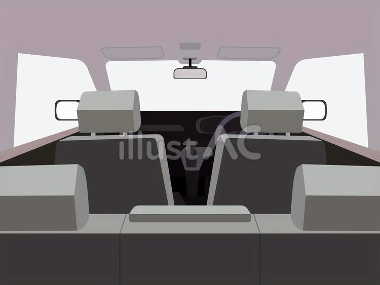 車　車内 車,車内,窓のイラスト素材