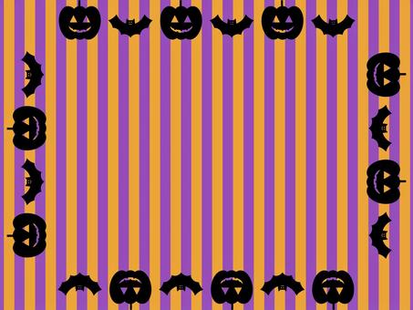 ハロウィン　ボーダー　パターン ボーダー,ハロウィン,背景のイラスト素材