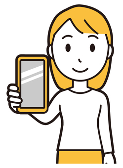  ロングヘア女性(黄)-225-バスト